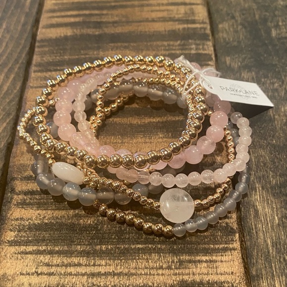 Park Lane Ashton Bracelet, pink quartz and genuine amethyst, NWT - never worn - Picture 3 of 5